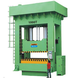 框架式導(dǎo)軌精密液壓成型機(jī)